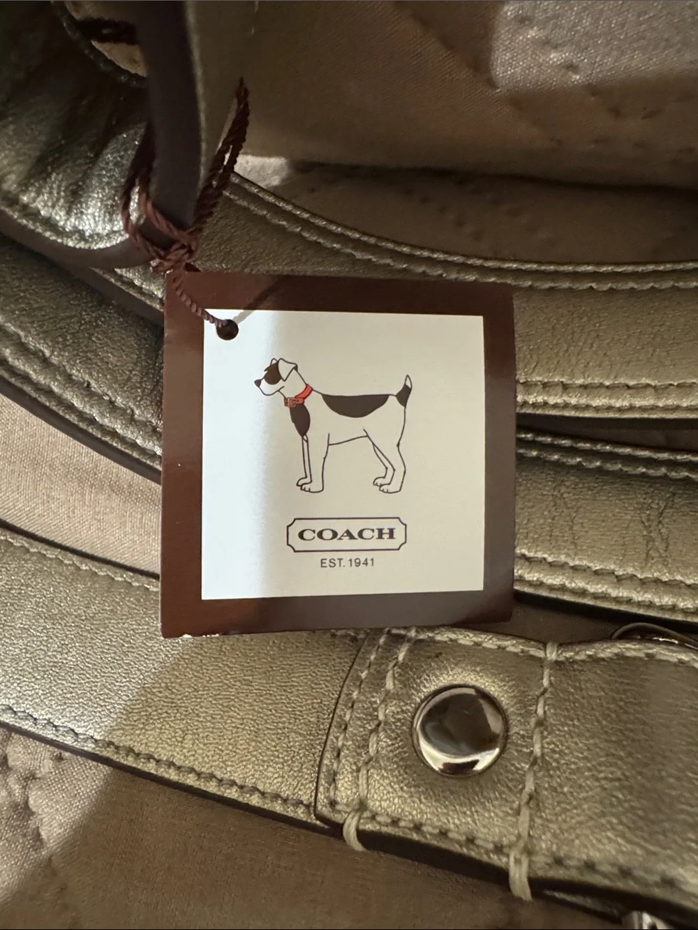Coach genuine leather
